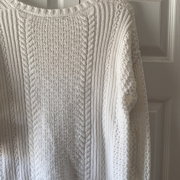 Madewell White Plaza Pullover Sweater - Picture 6 of 6